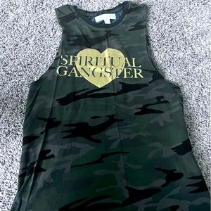Spiritual gangster camo tee Size XS